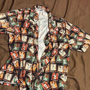 Colorful Graphic Short Sleeve Shirt